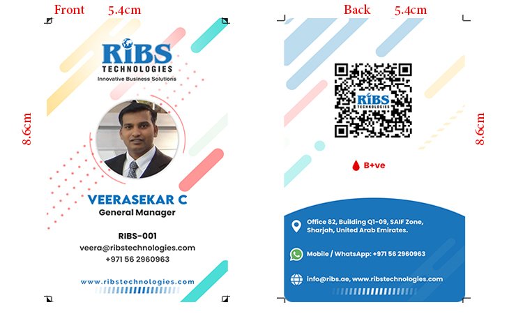 Examples of physical NFC business cards